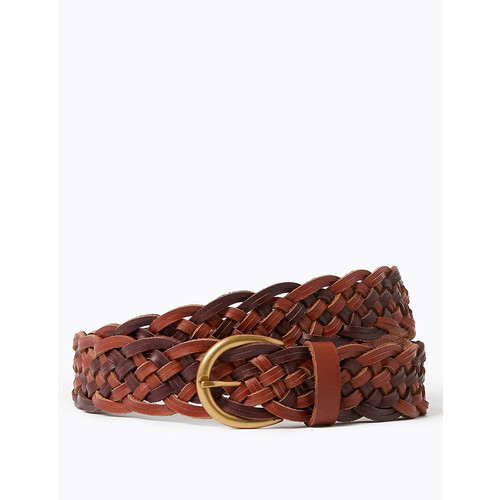 Kate Middleton's Brora Chocolate Brown Woven Leather Belt