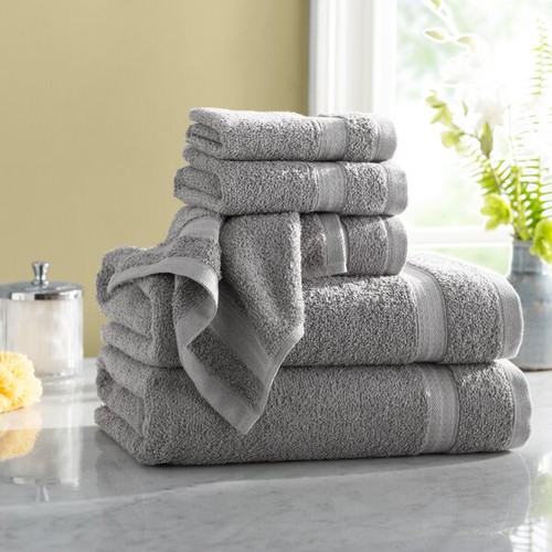 Cotton Kitchen Towel Set with Hanging Loop - Terry, Waffle, Flat Combo 4  Pack