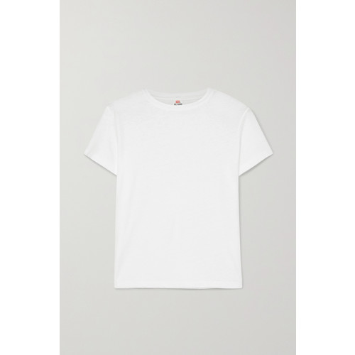 Cotton spandex T-shirt. - Plain T-shirts-bodega Price
