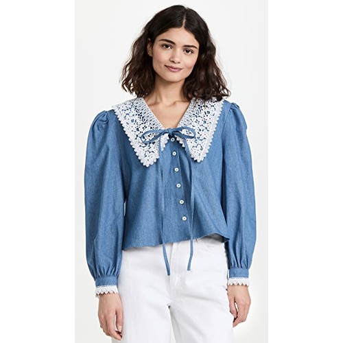 14 Stylish Big Collar Shirts to Wear Spring 2023 - Best Wide Collar Tops