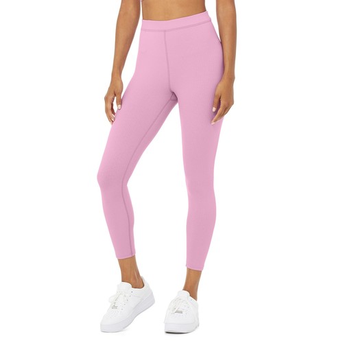 Alo Yoga Pink Moto Mesh Paneled Leggings Size: Small - Depop