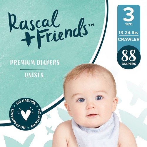 Rascal Friends - Rascal + Friends Premium Nappies - Clean + Conscious