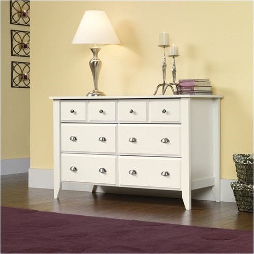 yorten Dressing Console Table Vanity Table with Two Drawers White 79 x 30 x 74 cm